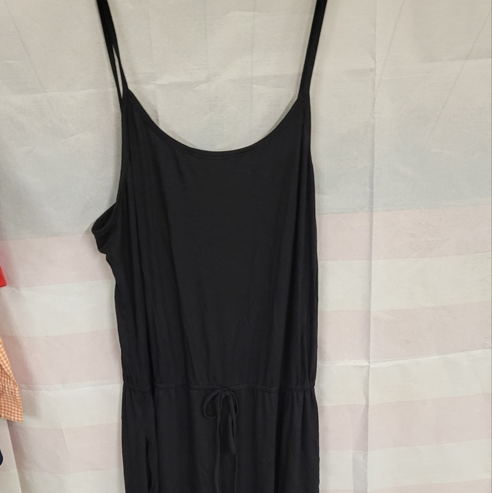 Agnes & Dora Black Sunrise Jumpsuit Medium 8/10